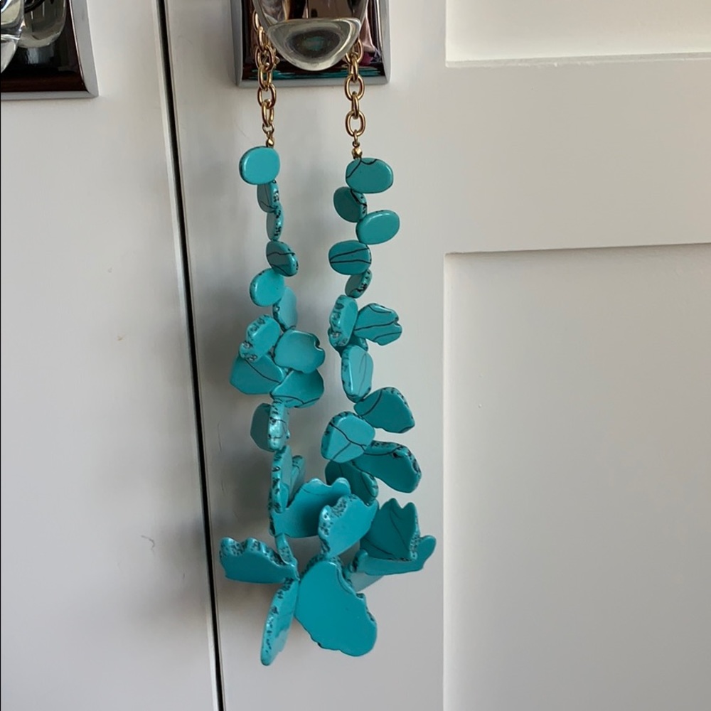 BaubleBar Seaglass Turquoise Bib Necklace